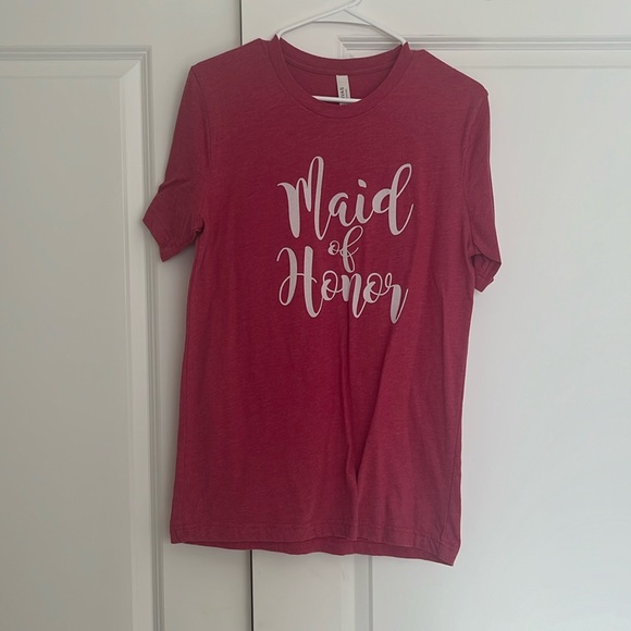 Bella Canvas Tops - Made of Honor Shirt